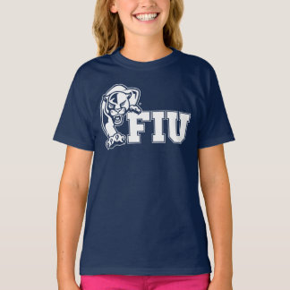 FIU-Panther - weißes Logo T-Shirt