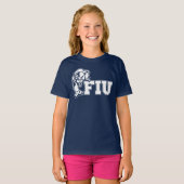 FIU-Panther - weißes Logo T-Shirt (Vorne ganz)
