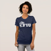 FIU-Panther - weißes Logo T-Shirt (Vorne ganz)