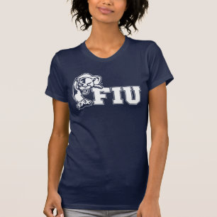 FIU-Panther - weißes Logo T-Shirt
