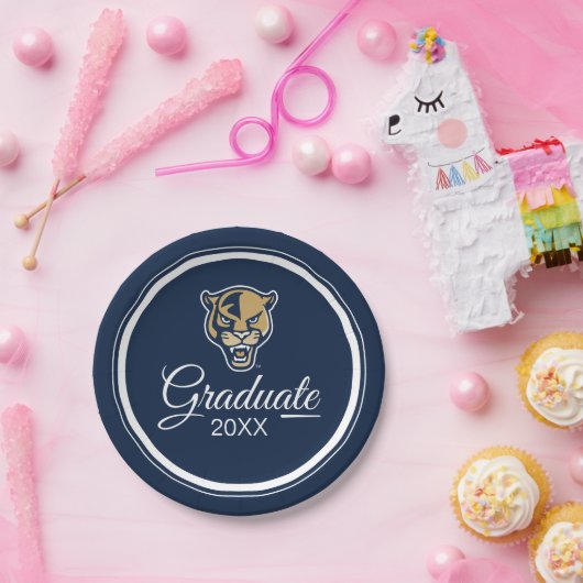 FIU Panthers Abschluss Pappteller (Party)