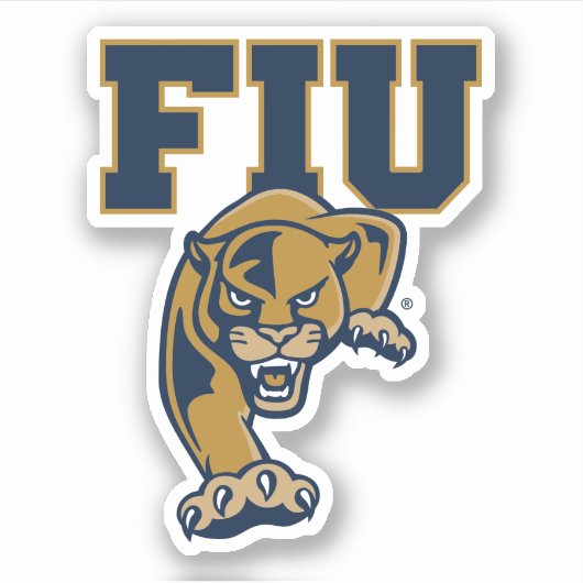FIU Panthers Aufkleber (Vorderseite)