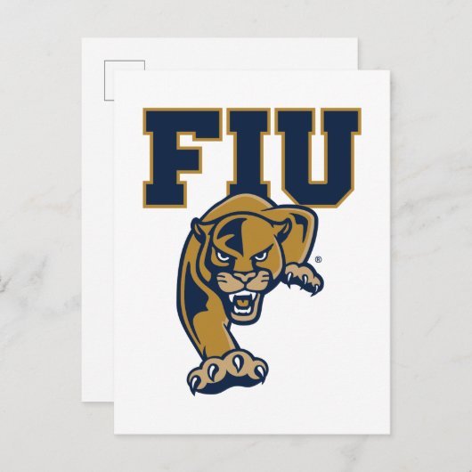 FIU Panthers Postkarte (Vorne/Hinten)