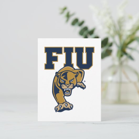 FIU Panthers Postkarte (Stehend Vorderseite)