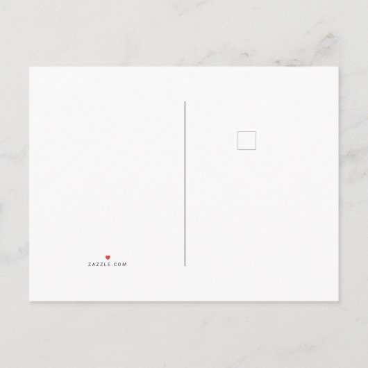 FIU Panthers Script Einladungspostkarte (Rückseite)