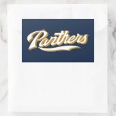 FIU Panthers Script Rechteckiger Aufkleber (Tasche)