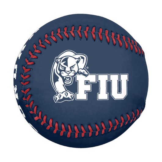 FIU Panthers - Weißes Logo Baseball (Vorderseite Links)