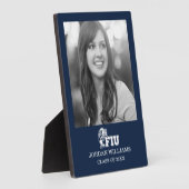 FIU Panthers - Weißes Logo Fotoplatte (Seite)