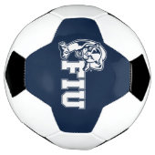 FIU Panthers - Weißes Logo Fußball (Gedreht)