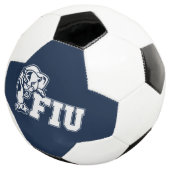 FIU Panthers - Weißes Logo Fußball (Dreiviertel)