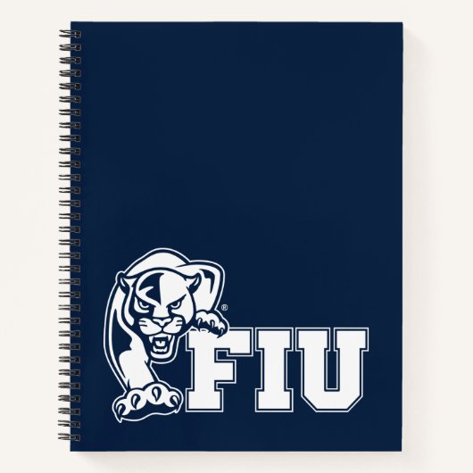 FIU Panthers - Weißes Logo Notizblock (Vorderseite)