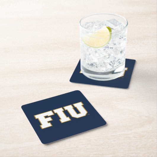 FIU RECHTECKIGER PAPPUNTERSETZER (Vor Ort)