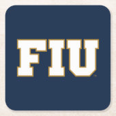 FIU RECHTECKIGER PAPPUNTERSETZER (Vorderseite)