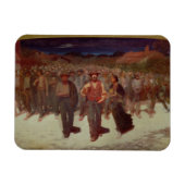 Fiumana (Die menschliche Flut) 1895-96 (Öl auf Lei Magnet (Horizontal)