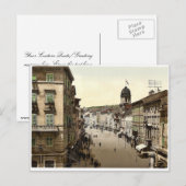 Fiume, der Corso, Kroatien, Österreich-Ungarn-Klas Postkarte (Vorne/Hinten)