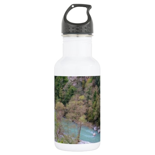 Fiume Lao nahe Papasidero Edelstahlflasche (Vorderseite)