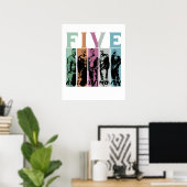 Fiv Poster (Heimbüro)