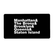 Five Boroughs ~ New York City (Vorne)