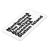 Five Boroughs ~ New York City Magnet (Linke Seite)