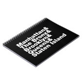 Five Boroughs ~ New York City Notizblock (Linke Seite)