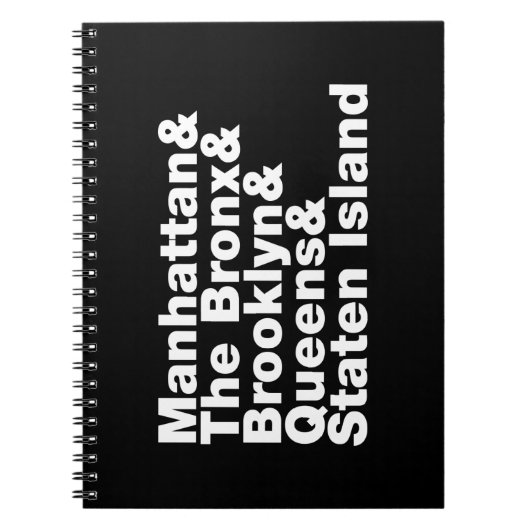 Five Boroughs ~ New York City Notizblock (Vorderseite)