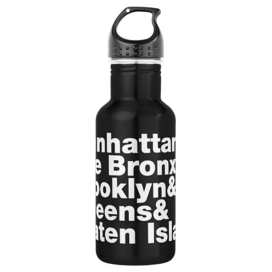Five Boroughs ~ New York City Trinkflasche (Vorderseite)