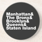 Five Boroughs ~ New York City Untersetzer (Vorne)