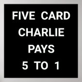 Five Card Charlie - Friends TV Show - Poster (Vorne)