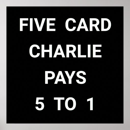 Five Card Charlie - Friends TV Show - Poster (Vorne)