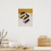 Five Clocks Poster (Küche)