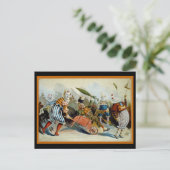 Five Clowns Postkarte (Stehend Vorderseite)