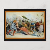 Five Clowns Postkarte (Vorderseite)