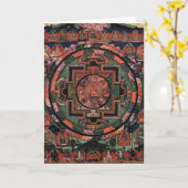 Five Deity Mandala Karte (Gelbe Blume)