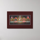 Five Dhyani Buddhas Wrapped Canvas Leinwanddruck (Vorderseite)
