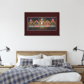 Five Dhyani Buddhas Wrapped Canvas Leinwanddruck (Insitu (Schlafzimmer))