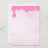 five ever Sweet Girl 5th Birthday  Einladung (Rückseite)