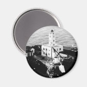 Five Finger Islands Lighthouse Magnet (Vorderseite/Rückseite)