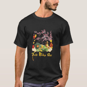 Five Fruit Tray Xuan Nham Dan Vietnamese Neues Jah T-Shirt