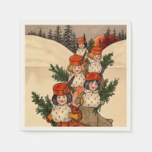 Five Girls With Furry Muffs - Florence Hardy