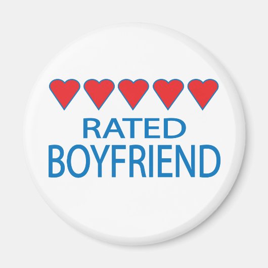 Five Heart Boyfriend Magnet (Vorne)