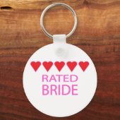 Five Heart Bride Schlüsselanhänger (Vorderseite)