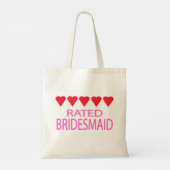 Five Heart Bridesmaid Tragetasche (Rückseite)