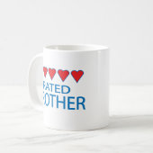 Five Heart Brother Kaffeetasse (Vorderseite Links)