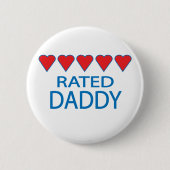Five Heart Daddy Button (Vorderseite)