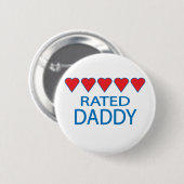Five Heart Daddy Button (Vorne & Hinten)