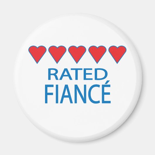 Five Heart Fiancé Magnet (Vorne)