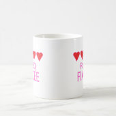 Five Heart Fiancée Kaffeetasse (Mittel)