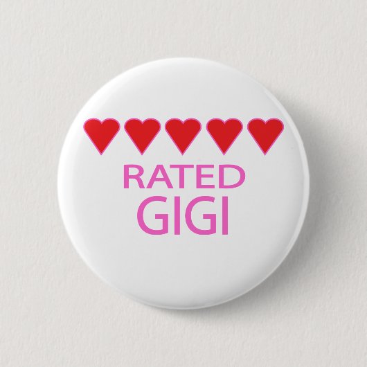 Five Heart Gigi Button (Vorderseite)