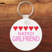 Five Heart Girlfriend Schlüsselanhänger (Vorderseite)
