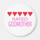 Five Heart Godmutter Magnet (Vorne)